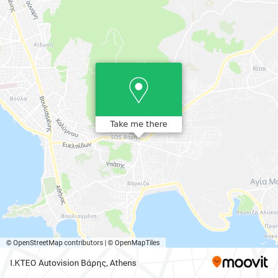Ι.ΚΤΕΟ Autovision Βάρης map
