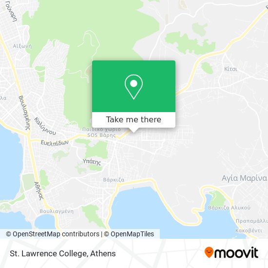 St. Lawrence College map