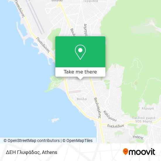 ΔΕΗ Γλυφάδας map