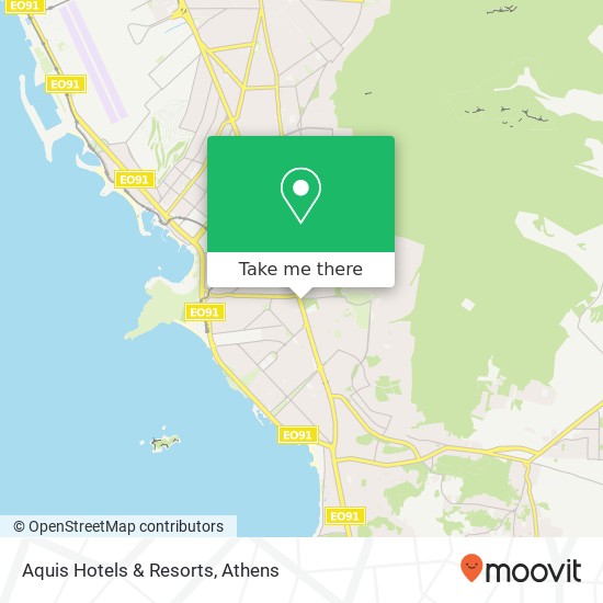 Aquis Hotels & Resorts map