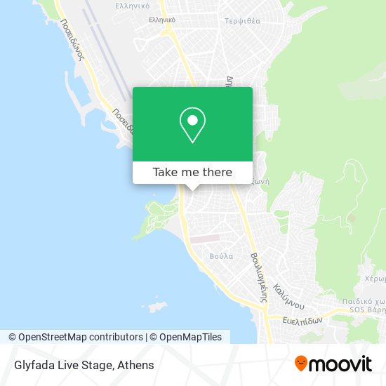 Glyfada Live Stage map