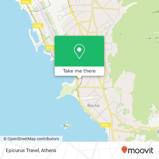 Epicurus Travel map