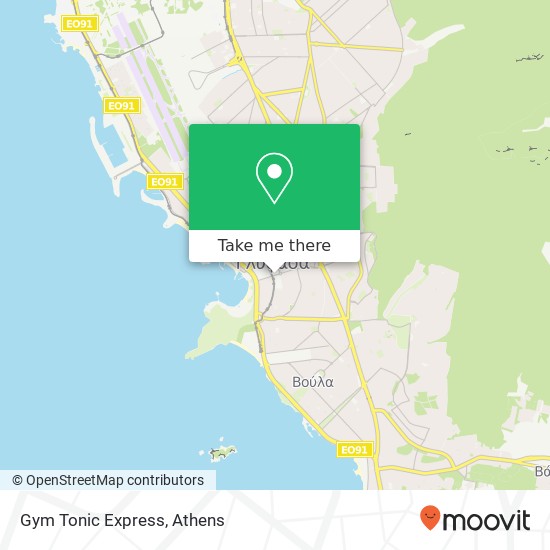 Gym Tonic Express map