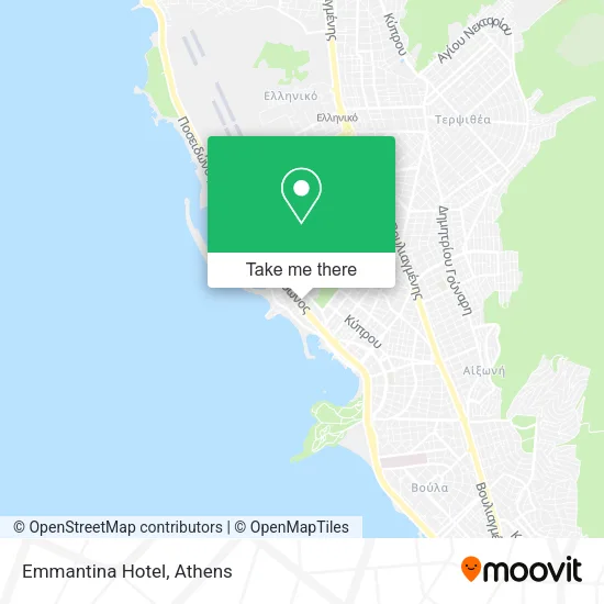 Emmantina Hotel map