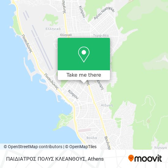 ΠΑΙΔΙΑΤΡΟΣ ΠΟΛΥΣ ΚΛΕΑΝΘΟΥΣ map