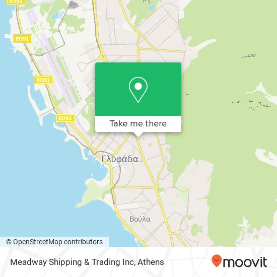 Meadway Shipping & Trading Inc map