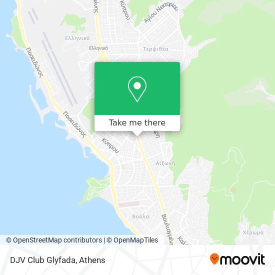 DJV Club Glyfada map