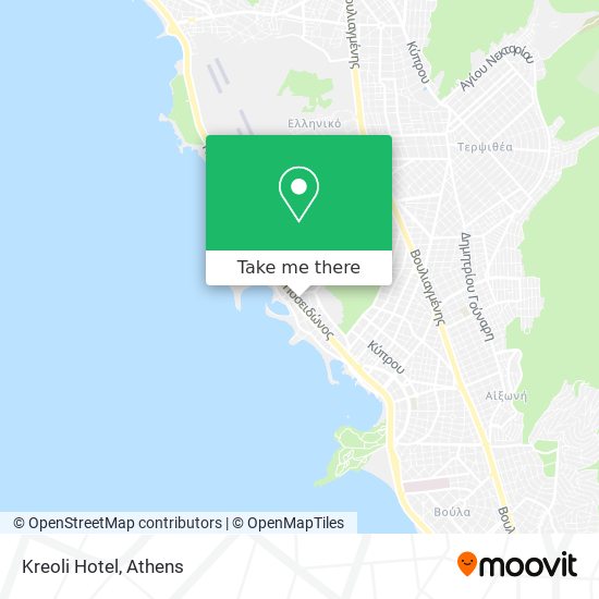 Kreoli Hotel map