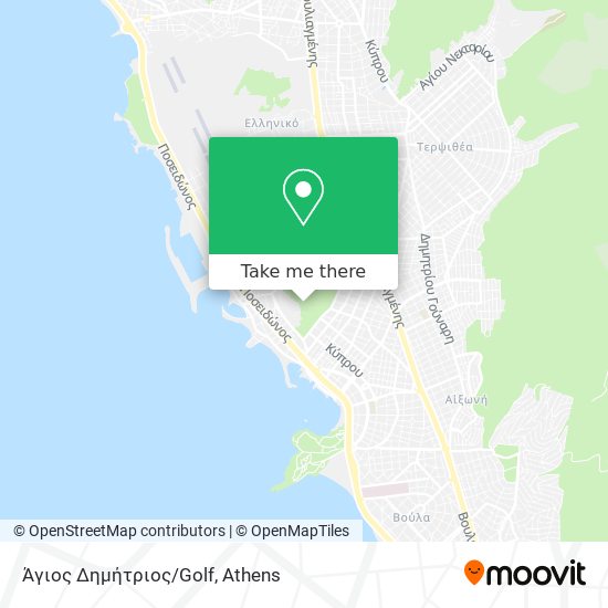 Άγιος Δημήτριος/Golf map