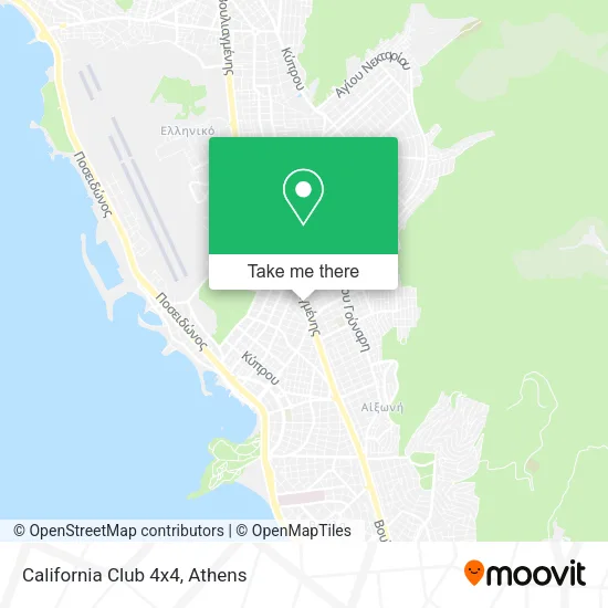 California Club 4x4 map
