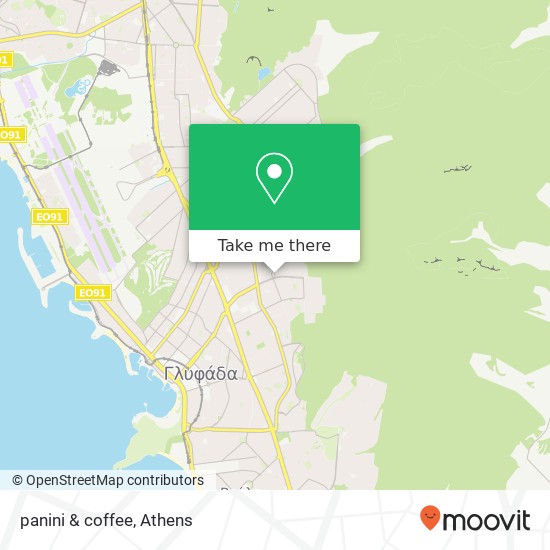panini & coffee map