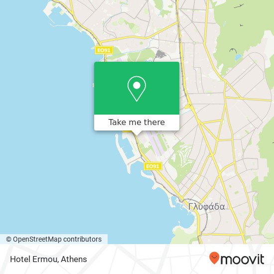 Hotel Ermou map