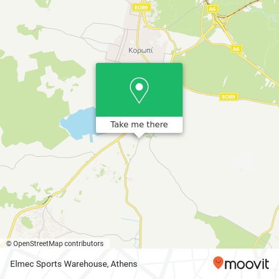 Elmec Sports Warehouse map