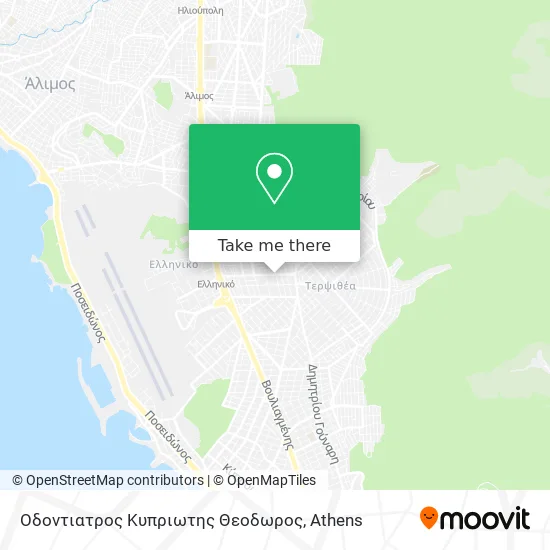 Οδοντιατρος Κυπριωτης Θεοδωρος map