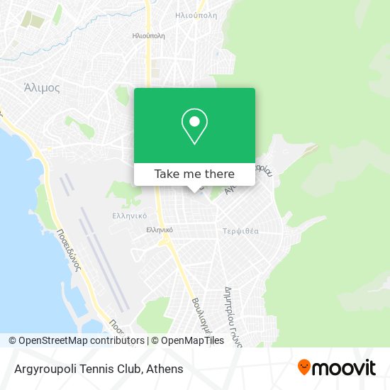 Argyroupoli Tennis Club map