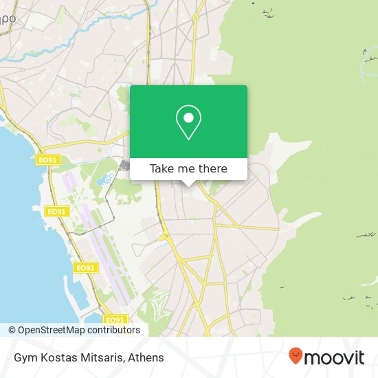 Gym Kostas Mitsaris map