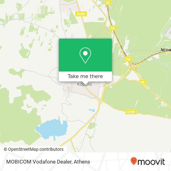 MOBICOM Vodafone Dealer map