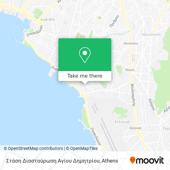 Στάση Διασταύρωση Αγίου Δημητρίου map