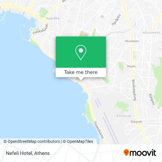 Nefeli Hotel map
