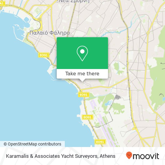 Karamalis & Associates Yacht Surveyors map