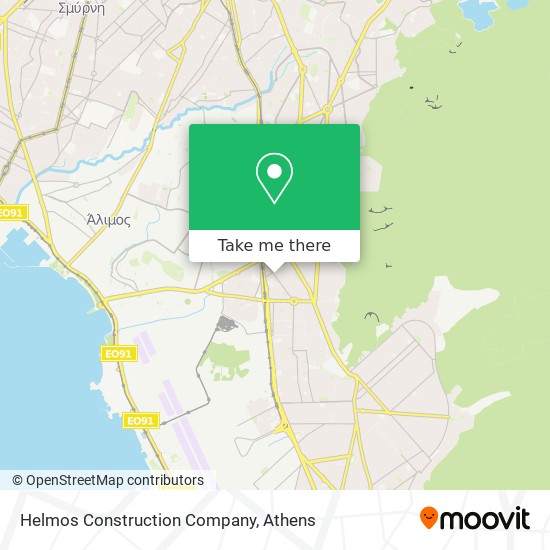 Helmos Construction Company map