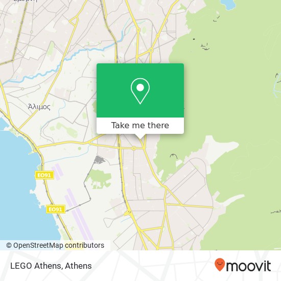 LEGO Athens map
