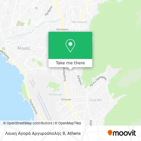 Λαικη Αγορά Αργυρούπολης Β map