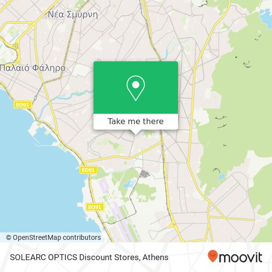 SOLEARC OPTICS  Discount Stores map