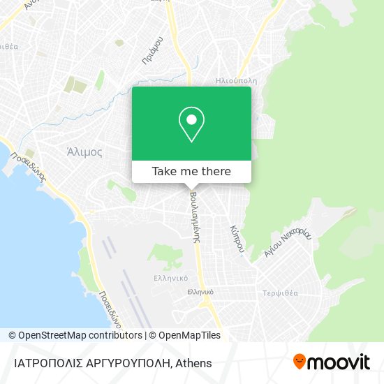 ΙΑΤΡΟΠΟΛΙΣ ΑΡΓΥΡΟΥΠΟΛΗ map