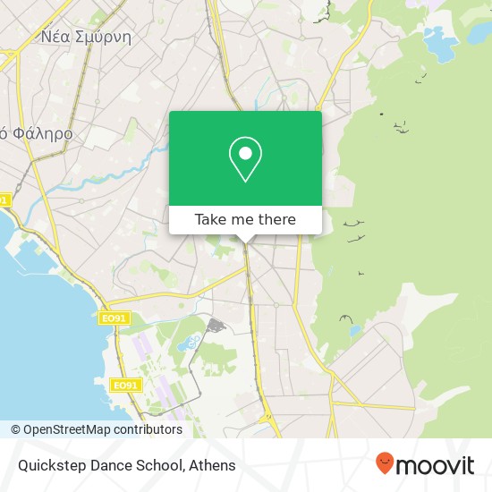 Quickstep Dance School map