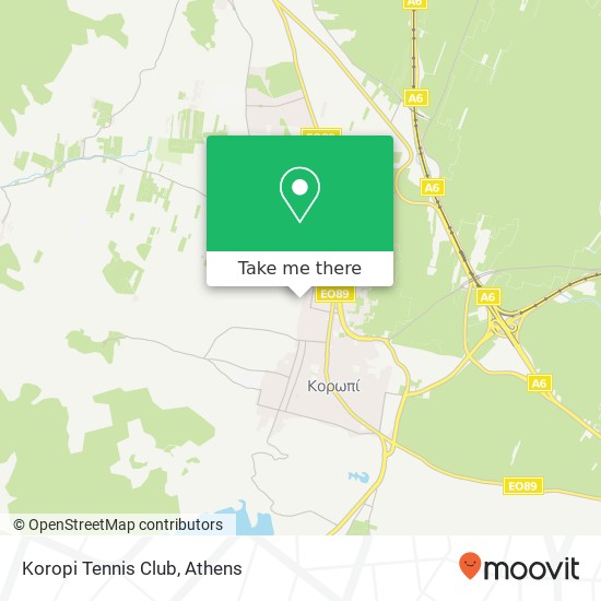 Koropi Tennis Club map