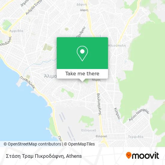 Στάση Τραμ Πικροδάφνη map