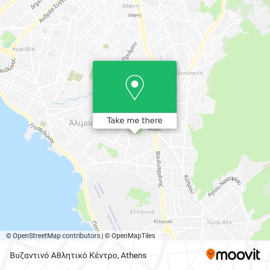 Βυζαντινό Αθλητικό Κέντρο map