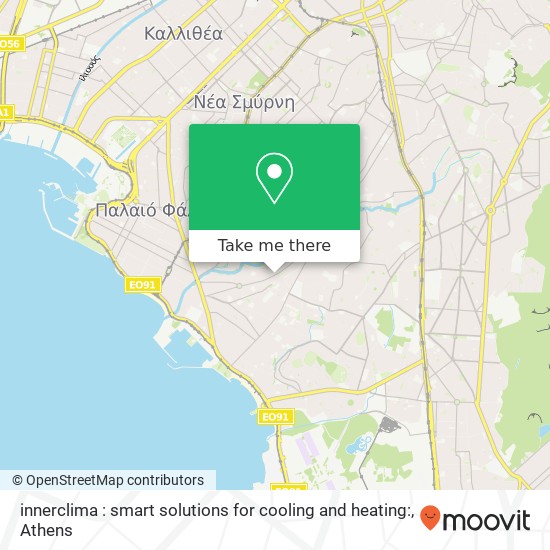 innerclima : smart solutions for cooling and heating: map