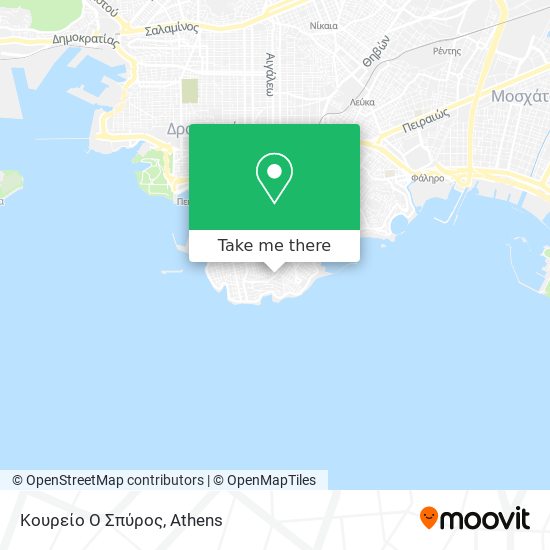 Κουρείο Ο Σπύρος map