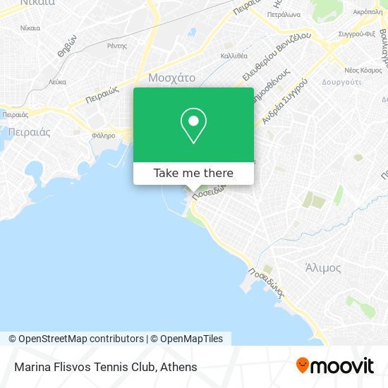 Marina Flisvos Tennis Club map