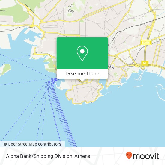 Alpha Bank/Shipping Division map