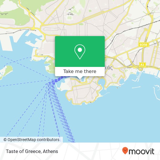 Taste of Greece map