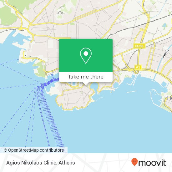 Agios Nikolaos Clinic map
