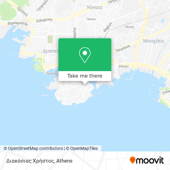 Διακόσιας Χρήστος map