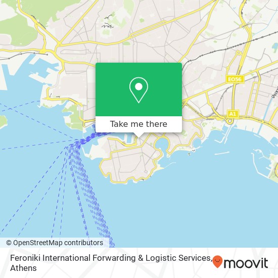 Feroniki International Forwarding & Logistic Services map