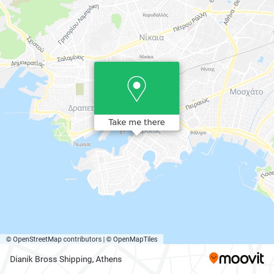 Dianik Bross Shipping map