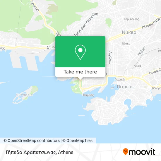 Γήπεδο Δραπετσώνας map