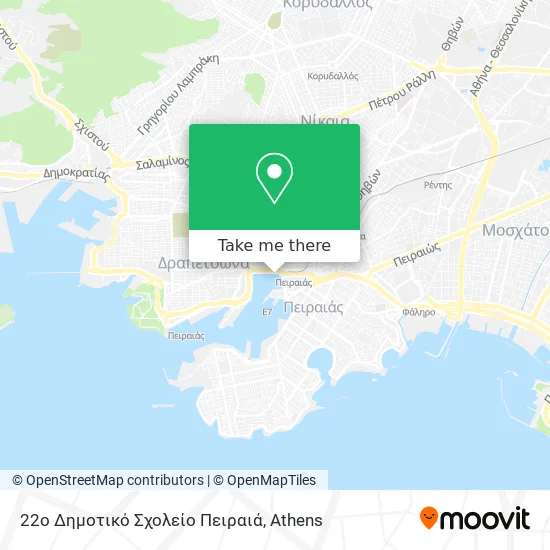 22ο Δημοτικό Σχολείο Πειραιά map