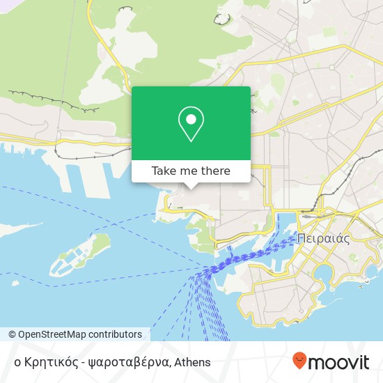 ο Κρητικός - ψαροταβέρνα map