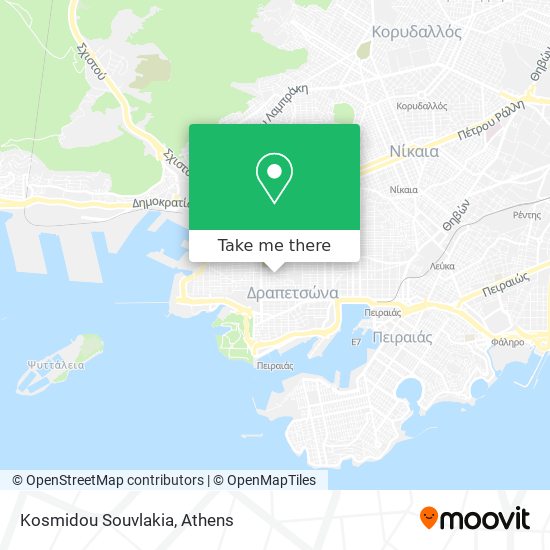 Kosmidou Souvlakia map