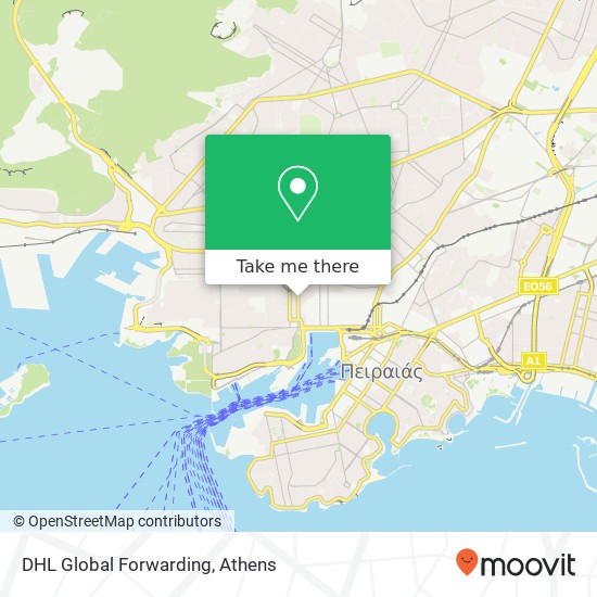 DHL Global Forwarding map