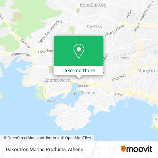 Dakoutros Marine Products map