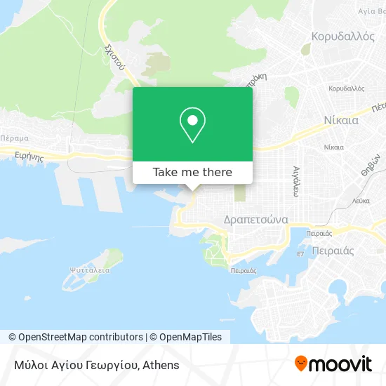 Μύλοι Αγίου Γεωργίου map