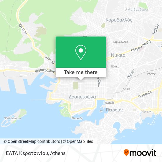 ΕΛΤΑ Κερατσινίου map